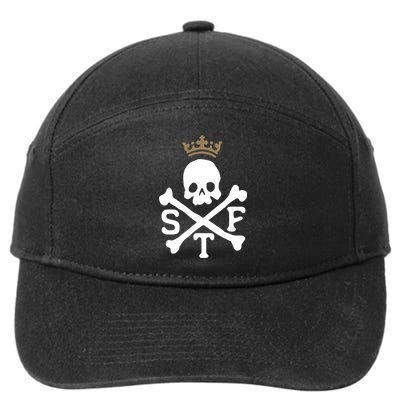 Glenn Beck Stf Skull & Bones 7-Panel Snapback Hat