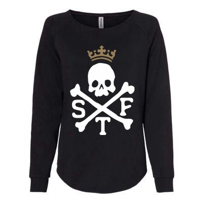 Glenn Beck Stf Skull & Bones Womens California Wash Sweatshirt