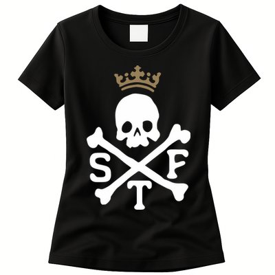Glenn Beck Stf Skull & Bones Womens T-Shirt