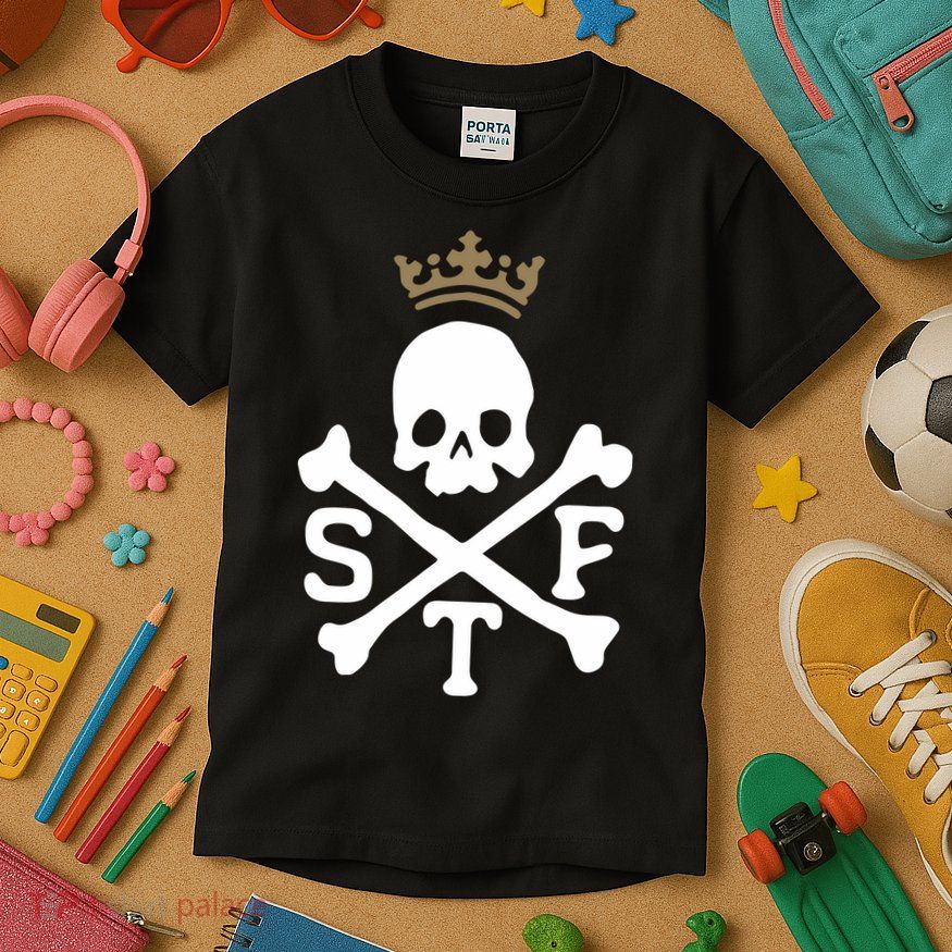 Glenn Beck Stf Skull & Bones Kids T-Shirt