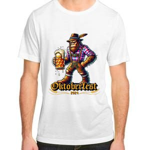 German Bigfoot Sasquatch Lederhose Funny Oktoberfest 2024 Adult ChromaSoft Performance T-Shirt