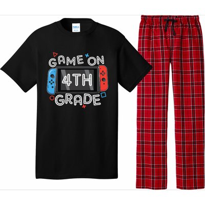 Gamer Back To School Funny Game On 4th Grade Pajama Set