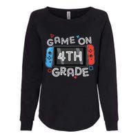 Gamer Back To School Funny Game On 4th Grade Womens California Wash Sweatshirt