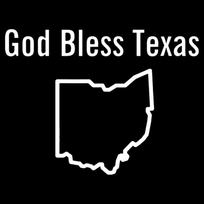 God Bless Texas Ohio Flatbill Hat