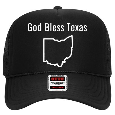 God Bless Texas Ohio Trucker Hat