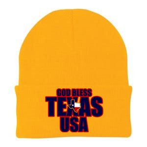 God Bless Texas Knit Cap Winter Beanie