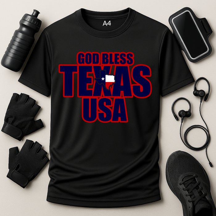 God Bless Texas Cooling Performance Crew T-Shirt