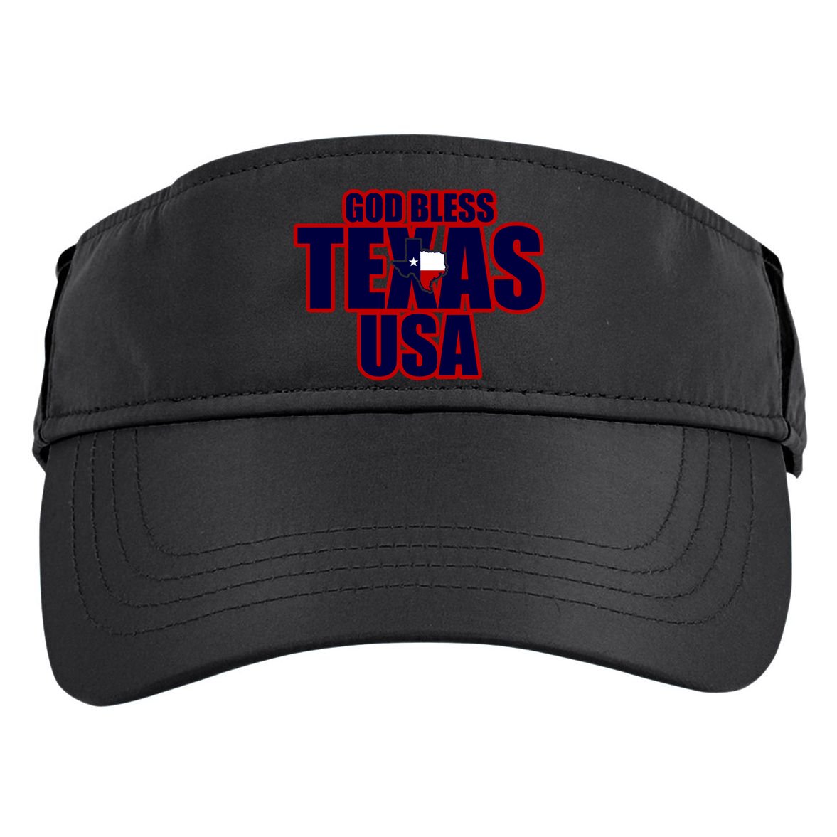 God Bless Texas Adult Drive Performance Visor