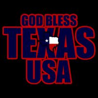 God Bless Texas Women's V-Neck T-Shirt