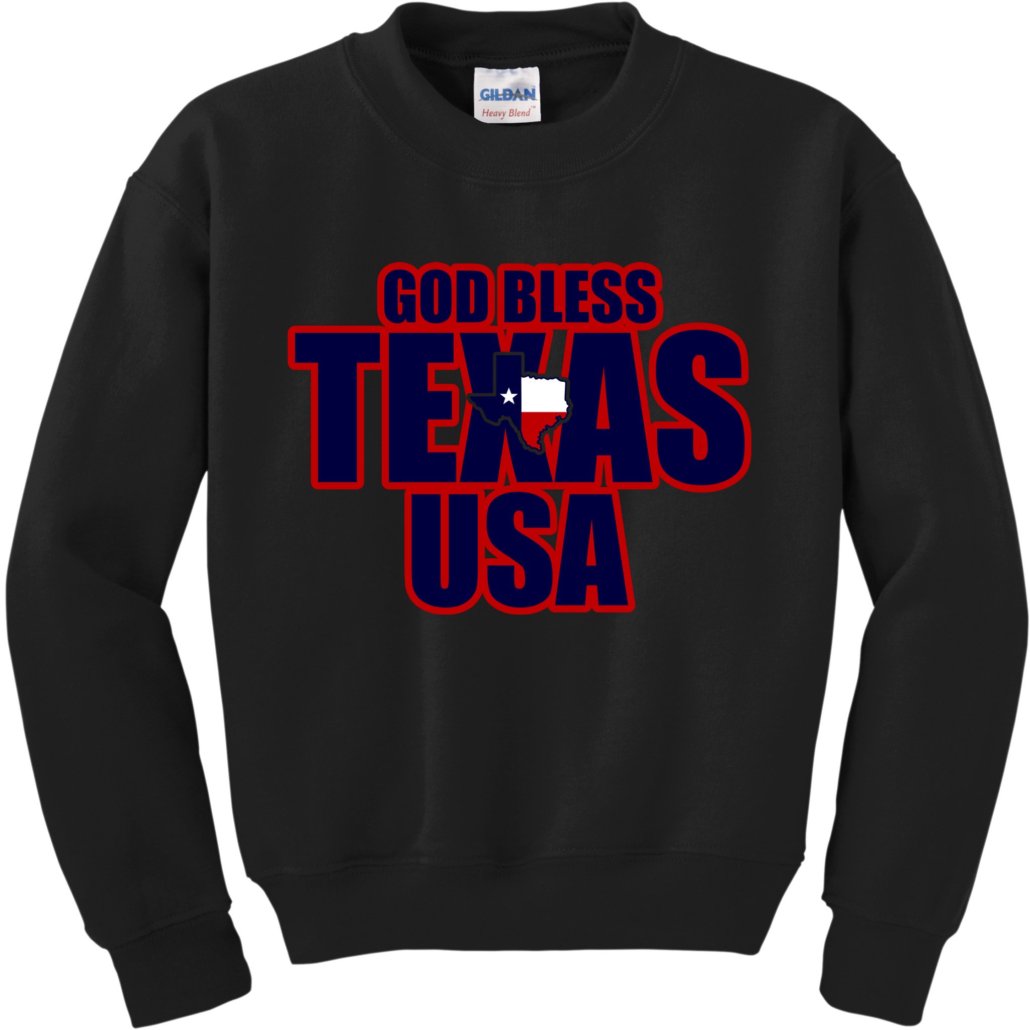 God Bless Texas Kids Sweatshirt