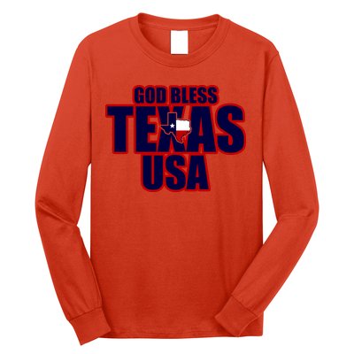 God Bless Texas Long Sleeve Shirt