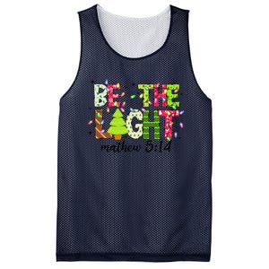 Groovy Be The Xmas Light Matthew 5 14 Jesus Christmas Lights Mesh Reversible Basketball Jersey Tank