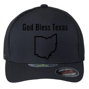 God Bless Texas Ohio Flexfit Unipanel Trucker Cap