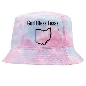 God Bless Texas Ohio Tie-Dyed Bucket Hat