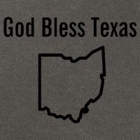 God Bless Texas Ohio Cotton Canvas Backpack