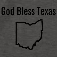 God Bless Texas Ohio Vector Backpack