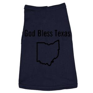 God Bless Texas Ohio Doggie Tank