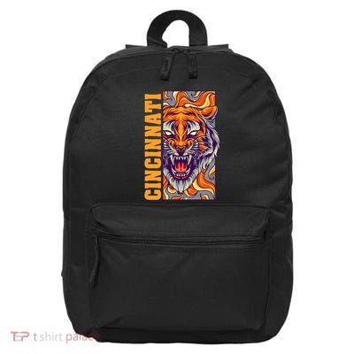 Growling Bengal Tiger 16 in Basic Backpack