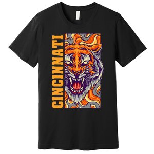 Growling Bengal Tiger Premium T-Shirt