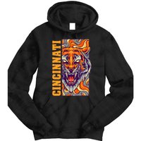 Growling Bengal Tiger Tie Dye Hoodie