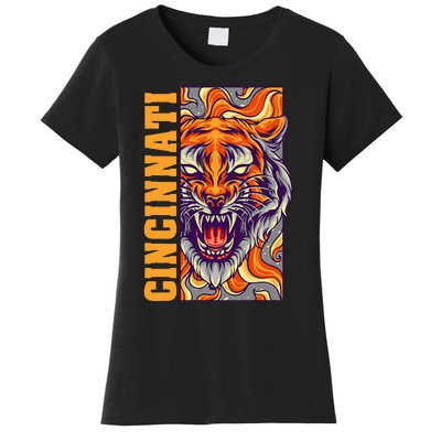 Growling Bengal Tiger Women's T-Shirt