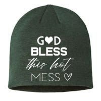 God Bless This Hot Mess Sustainable Beanie