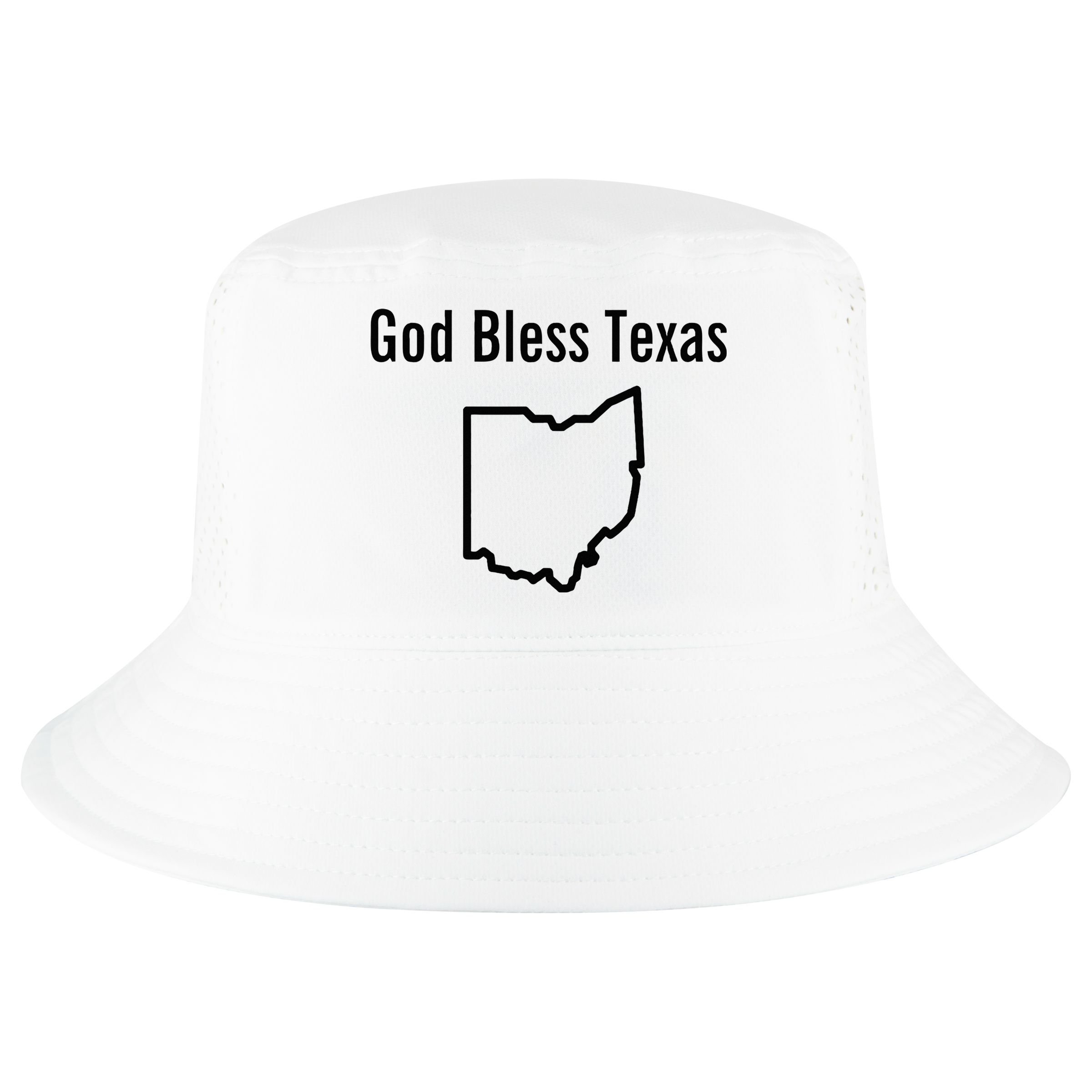 God Bless Texas Ohio Cool Comfort Performance Bucket Hat