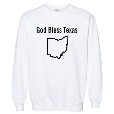 God Bless Texas Ohio Garment-Dyed Sweatshirt