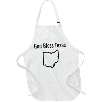 God Bless Texas Ohio Apron