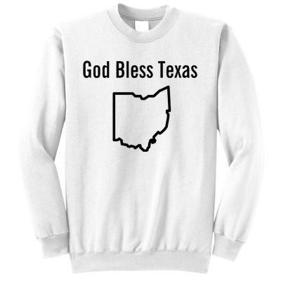 God Bless Texas Ohio Sweatshirt