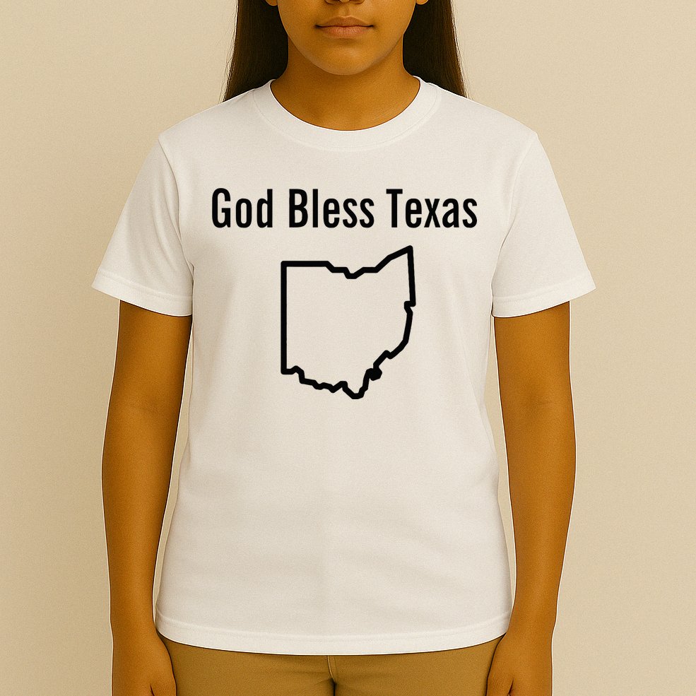 God Bless Texas Ohio T-Shirt