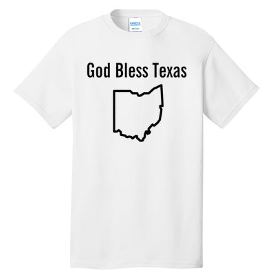 God Bless Texas Ohio Tall T-Shirt