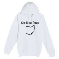 God Bless Texas Ohio Premium Pullover Hoodie