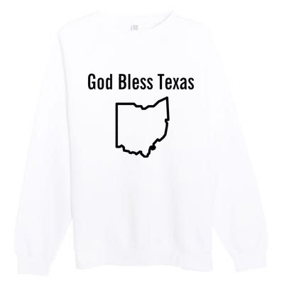 God Bless Texas Ohio Premium Crewneck Sweatshirt