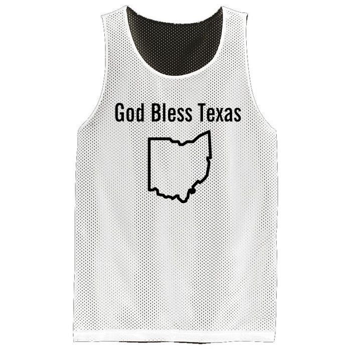 God Bless Texas Ohio Mesh Reversible Basketball Jersey Tank