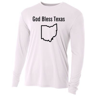 God Bless Texas Ohio Cooling Performance Long Sleeve Crew