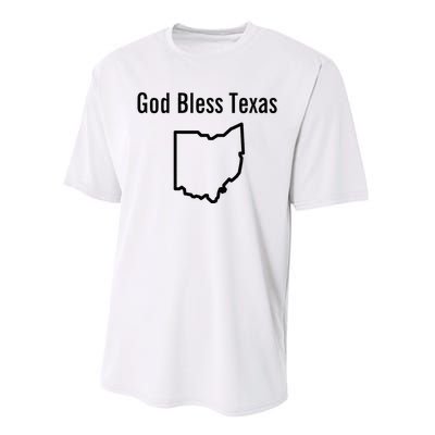 God Bless Texas Ohio Performance Sprint T-Shirt