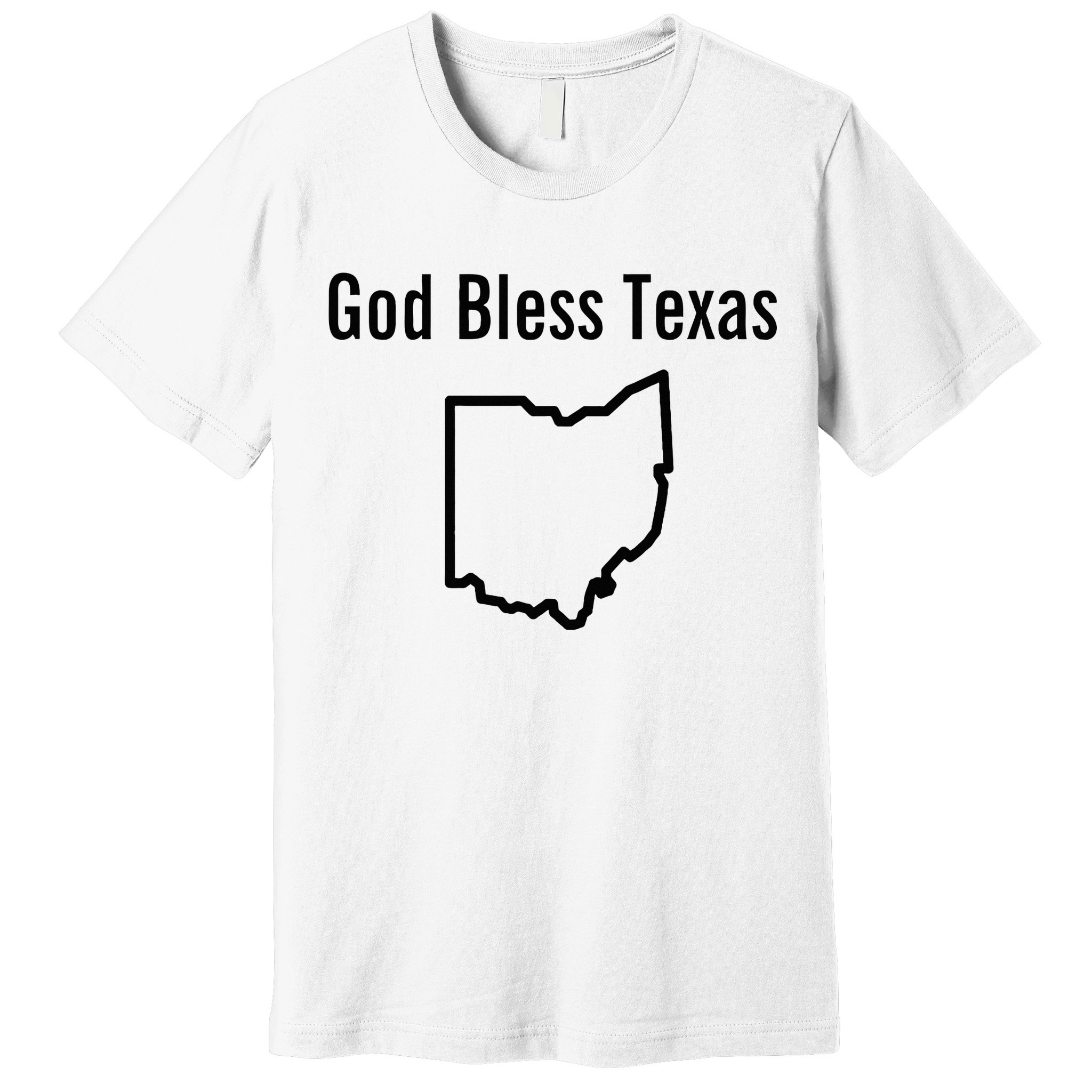 God Bless Texas Ohio Premium T-Shirt