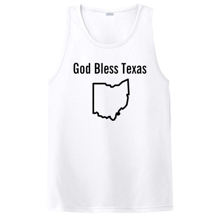 God Bless Texas Ohio PosiCharge Competitor Tank