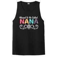 Grandma Blessed To Be Called Nana Floral Nana MotherS Day PosiCharge Competitor Tank