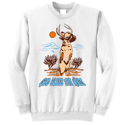 God Bless The West Cowboy Music Country Southern Sweatshirt