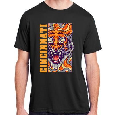 Growling Bengal Tiger Adult ChromaSoft Performance T-Shirt