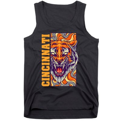 Growling Bengal Tiger Tank Top