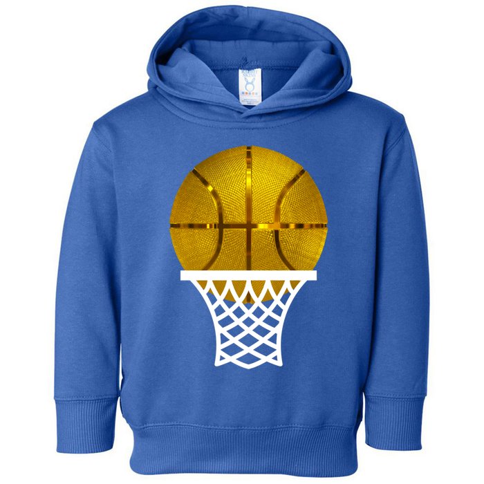 Gold Basketball Trophy Mvp Graphic Tee Cool Gift Toddler Hoodie