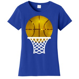 Gold Basketball Trophy Mvp Graphic Tee Cool Gift Women's T-Shirt