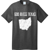 God Bless Texas Ohio Cool Funny Vintage Us States Map T-Shirt