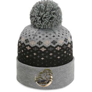 Graphic Bonsai Tree In Japanese Zen Buddhist Enso The Baniff Cuffed Pom Beanie