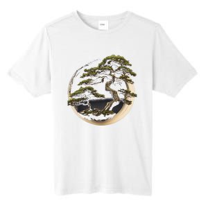 Graphic Bonsai Tree In Japanese Zen Buddhist Enso Tall Fusion ChromaSoft Performance T-Shirt