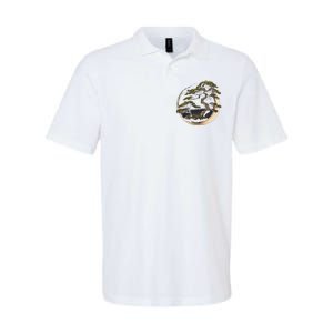 Graphic Bonsai Tree In Japanese Zen Buddhist Enso Softstyle Adult Sport Polo