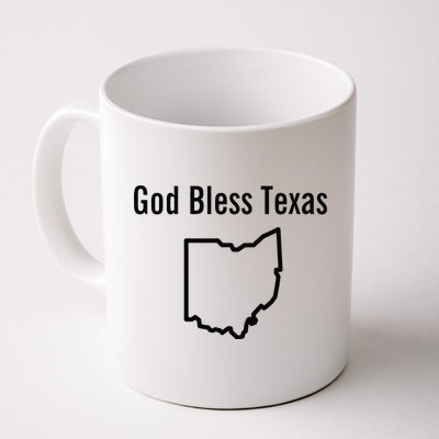 God Bless Texas Ohio Mug